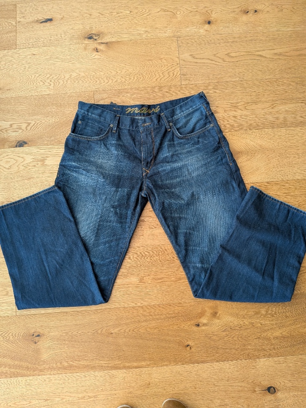 Mavi Marco Dark Blue wash Relaxed fit Jeans Denim 38 x 33